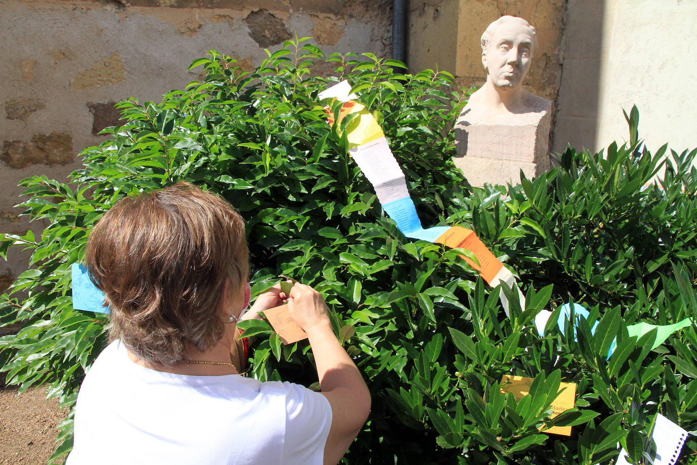 Un momento del recorrido de la visita guiada.