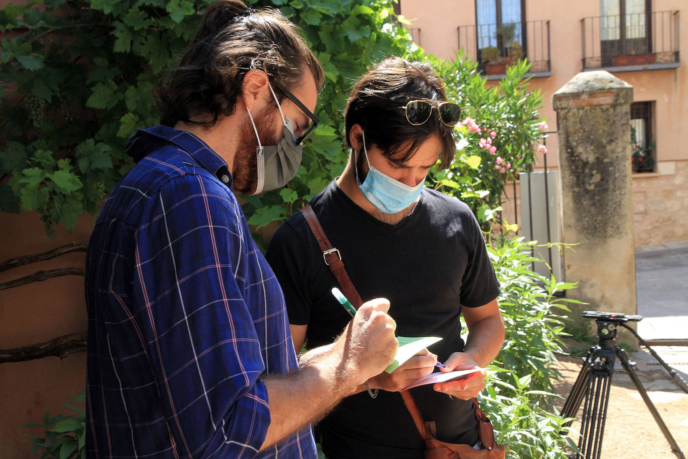 Un momento del recorrido de la visita guiada.