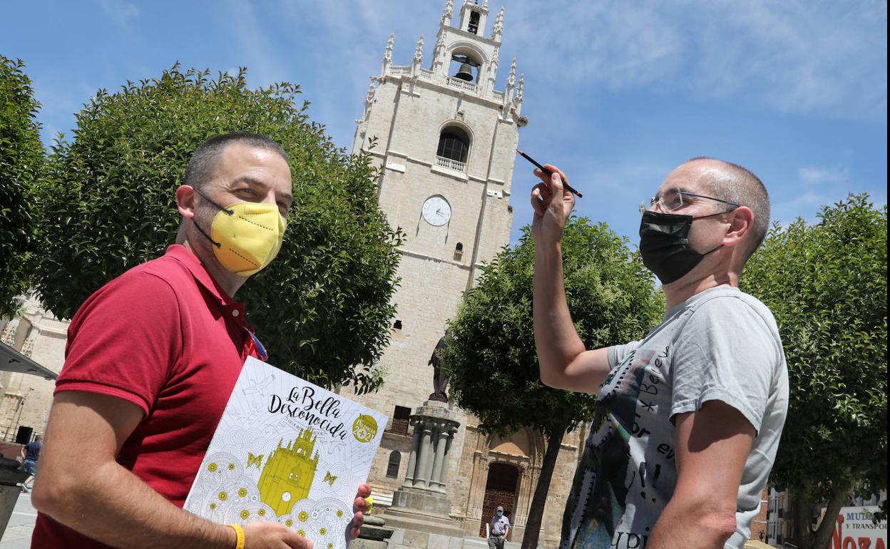 Las obras de arte de la Catedral de Palencia a golpe de pinturillas
