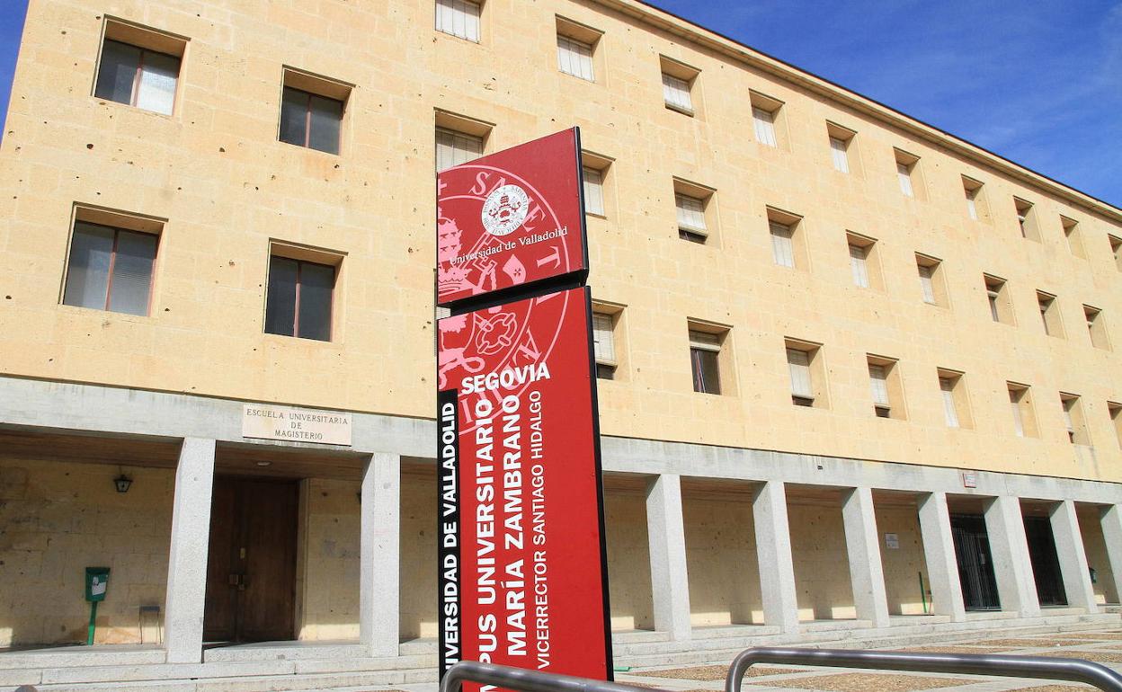 Edifcio Vicerrector Santiago Hidalgo, donde se quiere implantar al escuela de Enfermería de la UVA de Segovia. 