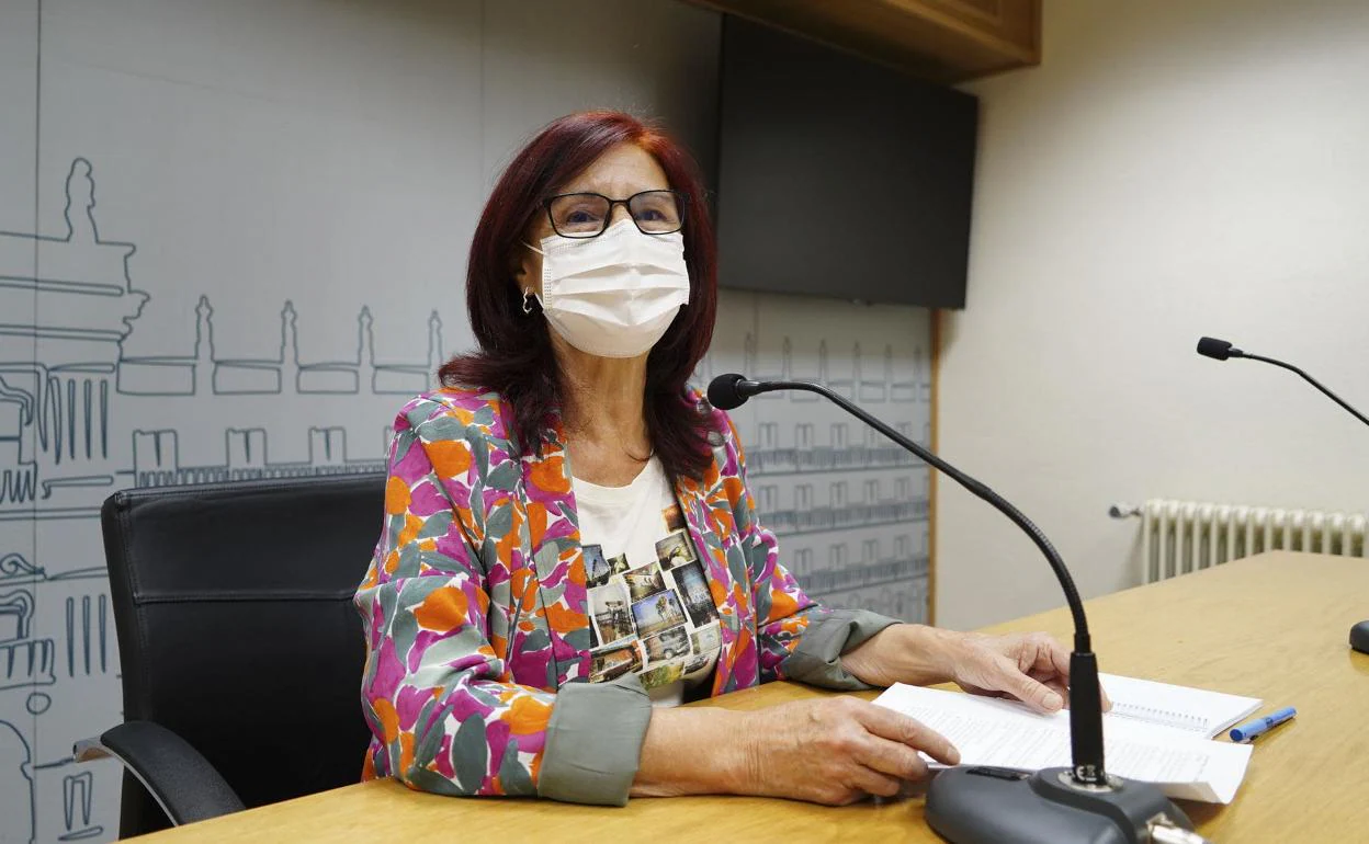 Carmen Díez, concejala de Podemos en el Ayuntamiento de Salamanca. 
