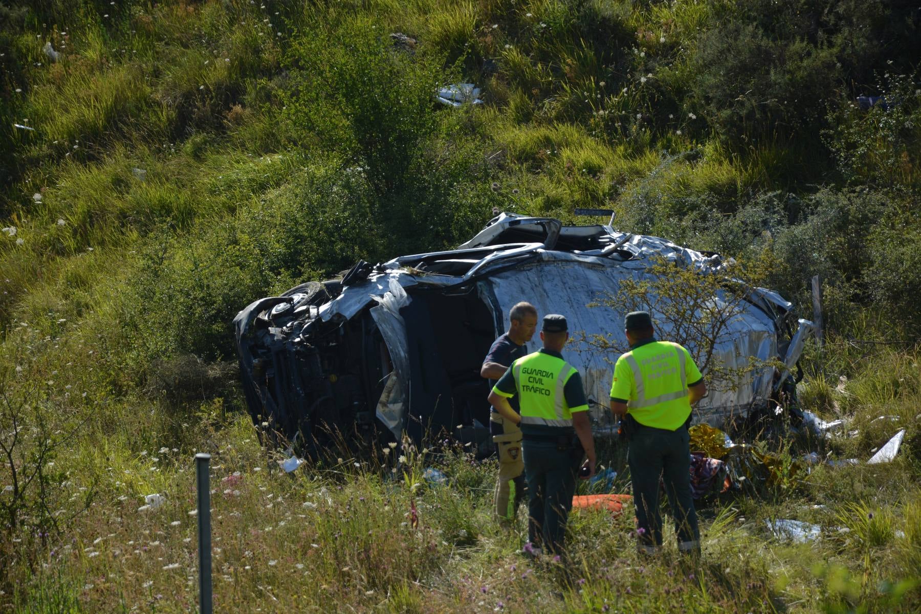 Fotos: Accidente en Monasterio de Rodilla