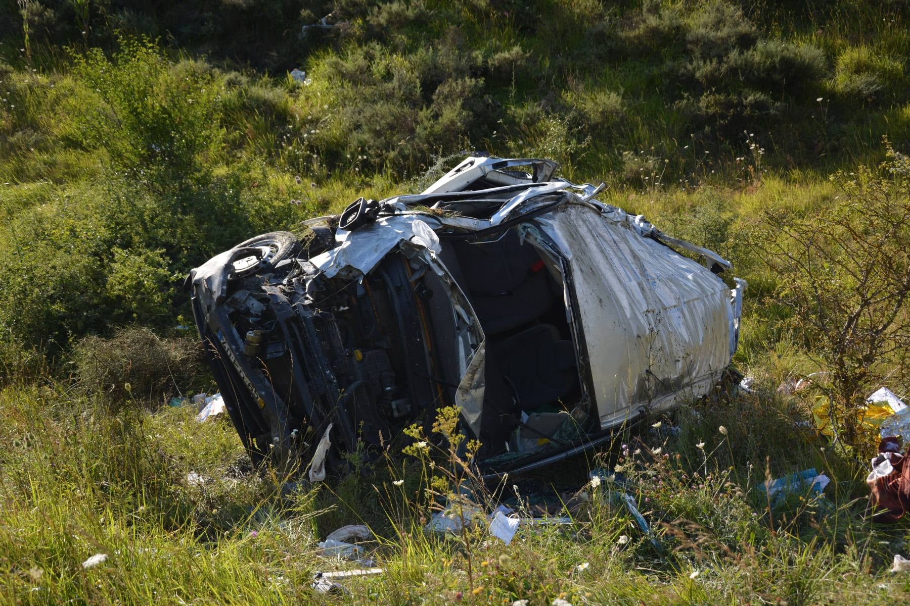 Fotos: Accidente en Monasterio de Rodilla