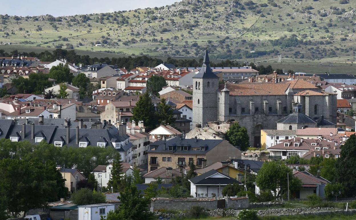 Vista panorámica del municipio de El Espinar.