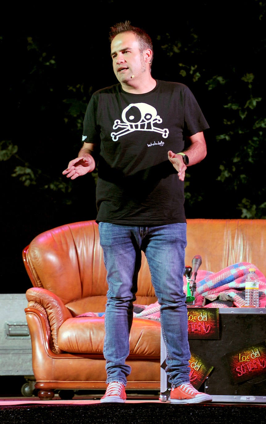 Espectáculo de Los del Sótano en Santovenia de Pisuerga, Valladolid.