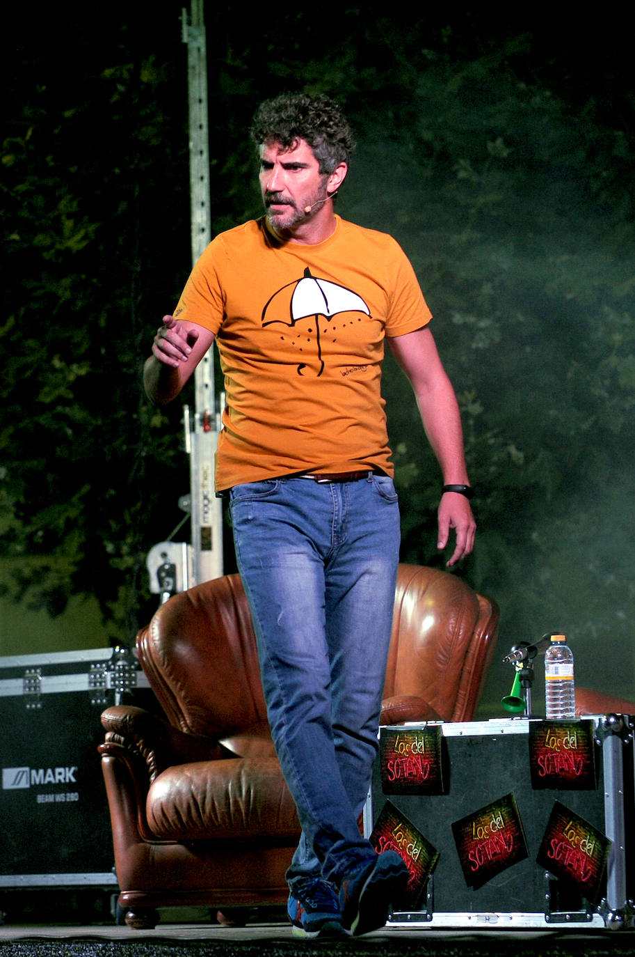 Espectáculo de Los del Sótano en Santovenia de Pisuerga, Valladolid.