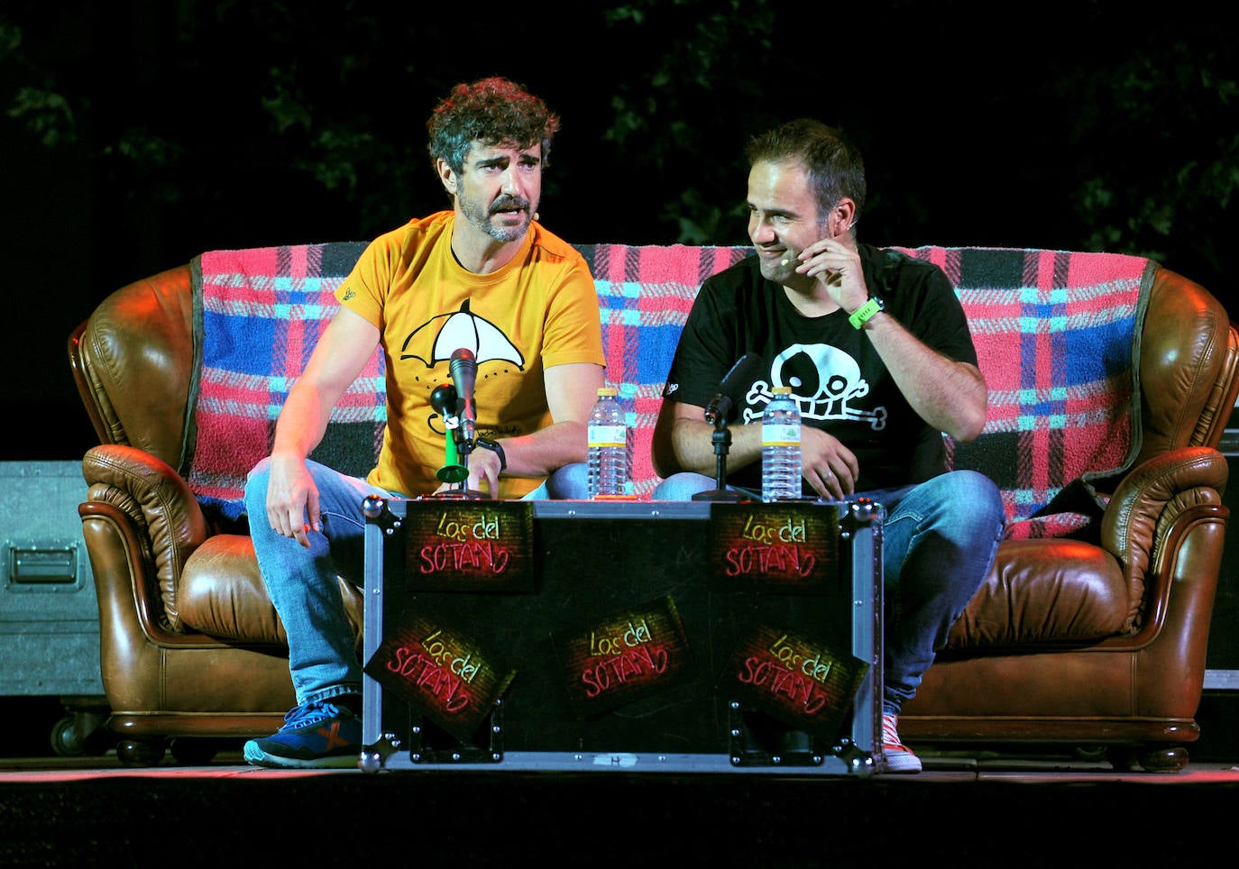 Espectáculo de Los del Sótano en Santovenia de Pisuerga, Valladolid.