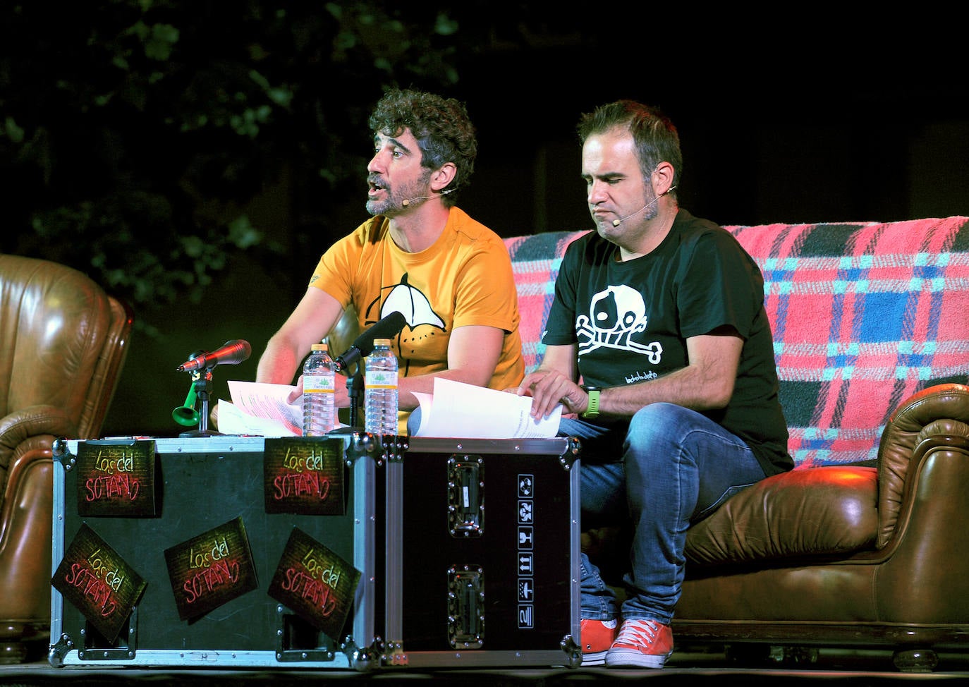 Espectáculo de Los del Sótano en Santovenia de Pisuerga, Valladolid.