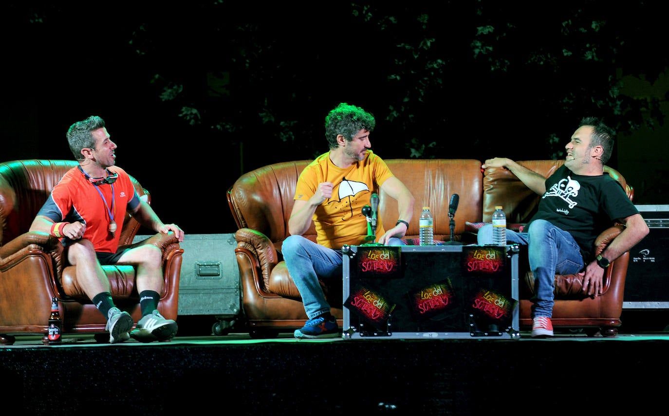 Espectáculo de Los del Sótano en Santovenia de Pisuerga, Valladolid.