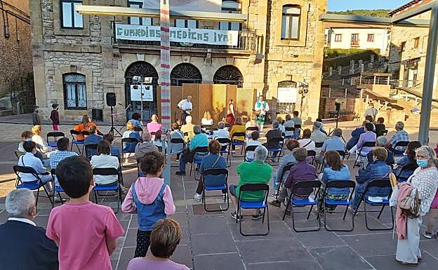 Teatro al aire libre en Barruelo, una de las actividades programadas en julio. 