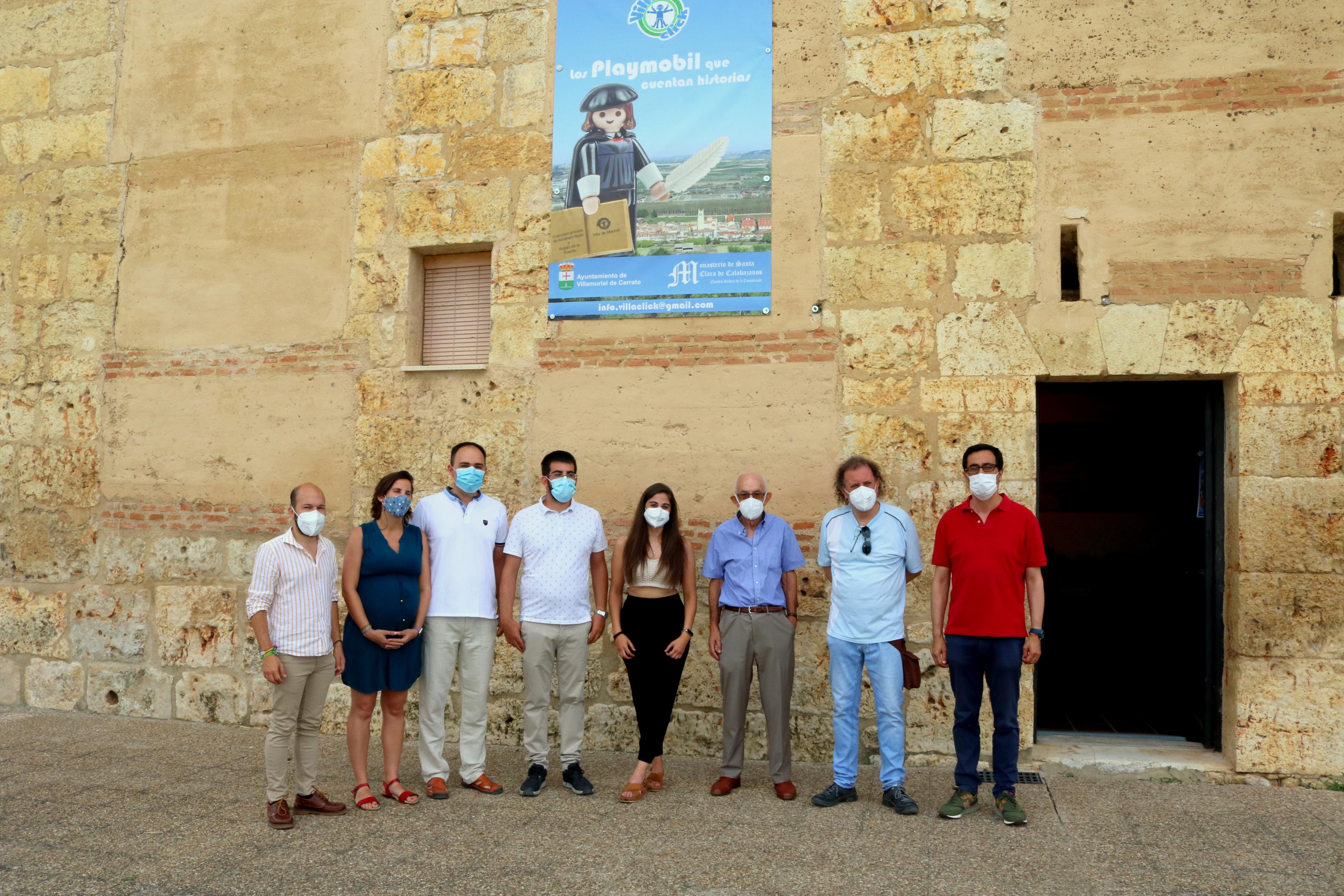 La exposición organizada por la Asociación 'Villaclick' puede visitarse en el Palacio de la Reina del Monasterio de Santa Clara de Calabazanos