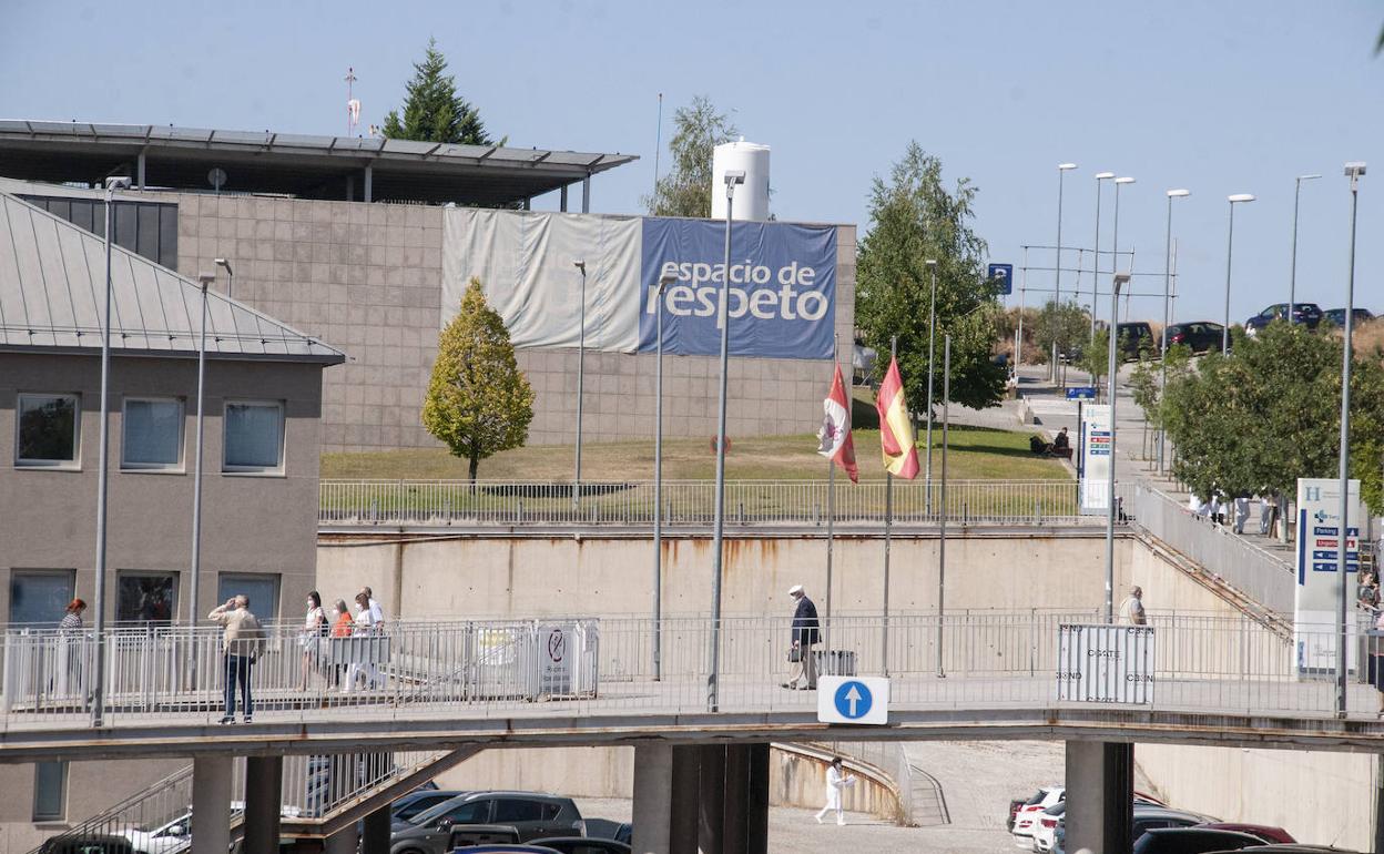 Accesos al Hospital General de Segovia, esta semana. 