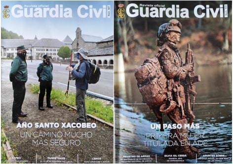 Imágenes de la revista oficial de la Guardia Civil. 