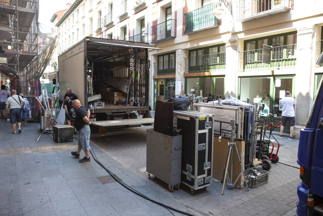 Fotos: Rodaje en Valladolid de &#039;Voy a pasármelo bien&#039;, la película sobre canciones de Hombres G