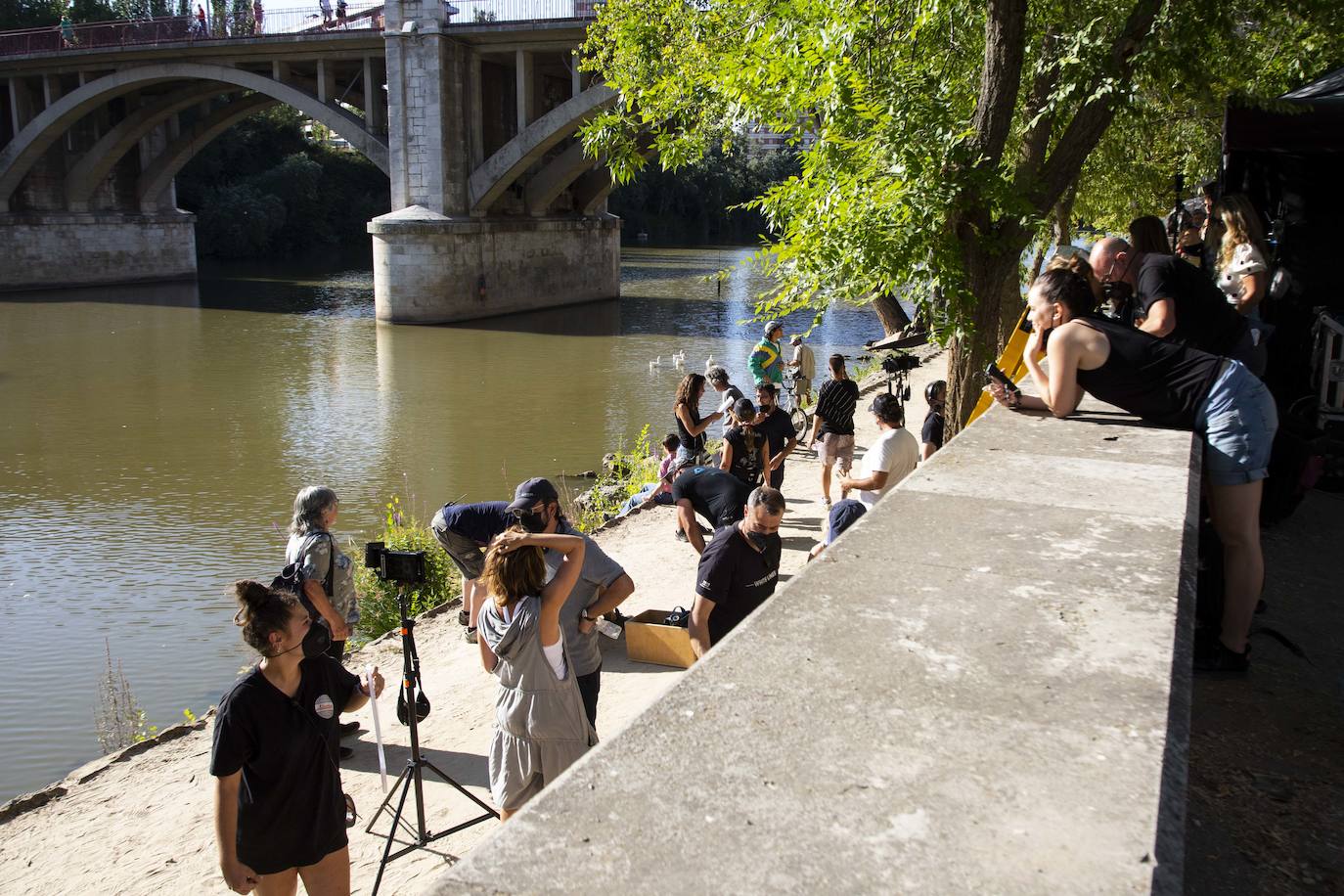 Fotos: Rodaje en Valladolid de &#039;Voy a pasármelo bien&#039;, la película sobre canciones de Hombres G