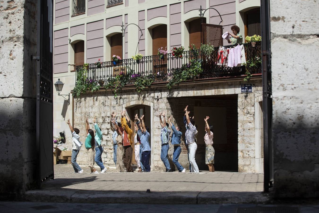 Fotos: Los integrantes de la banda Hombres G visitan Valladolid