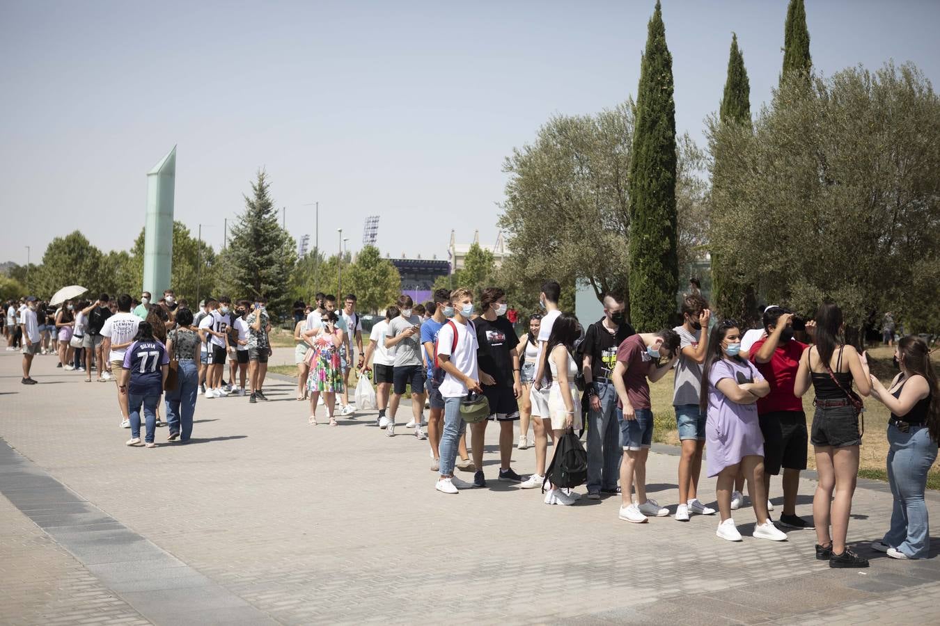 Fotos: Vacunación masiva contra la covid de los jóvenes de entre 17 y 19 años en Valladolid