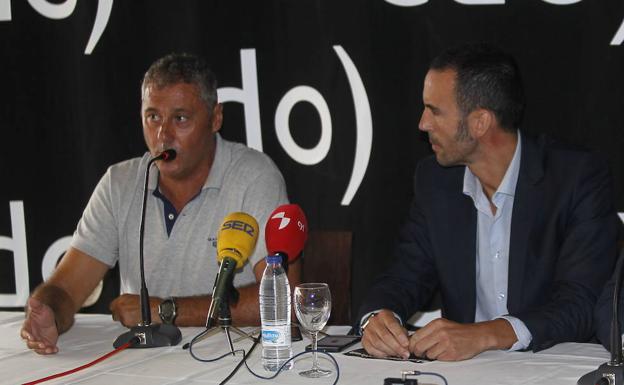Paco de la Fuente, expropietario del CDO, durante una rueda de prensa.