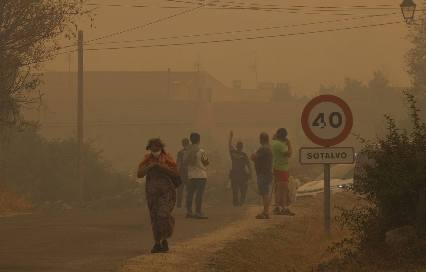 Fotos: El incendio forestal de Navalacruz obliga a desalojar varios pueblos de Ávila