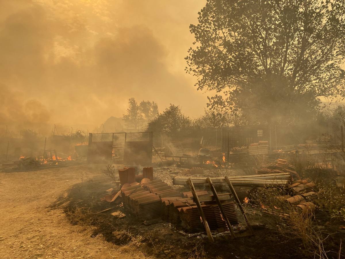 Fotos: El incendio forestal de Navalacruz obliga a desalojar varios pueblos de Ávila