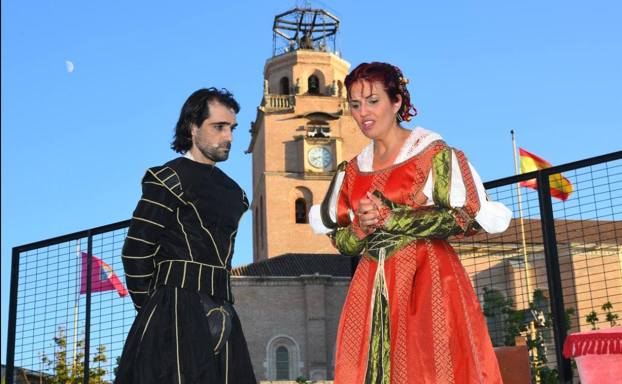 Representación de la obra 'Los comuneros: la quimera de un sueño', en Medina. 