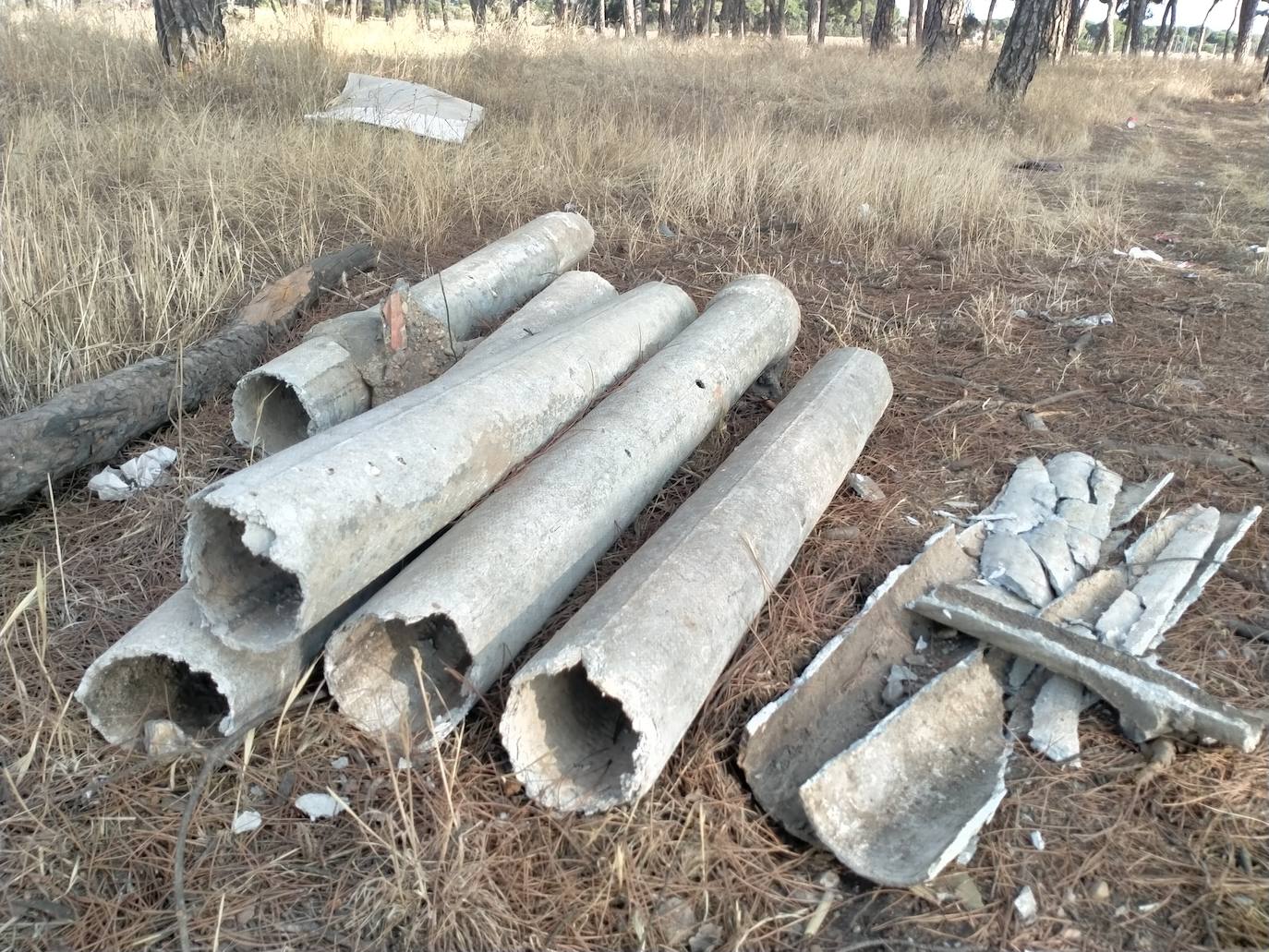 Fotos: Vertedero incontrolado en Pinar de Jalón, Valladolid