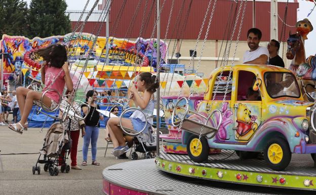 Atracciones del recinto ferial antes de la pandemia.