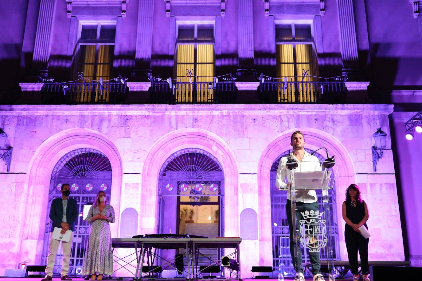 Fotos: La emoción de Óscar Husillos en el pregón de San Antolín