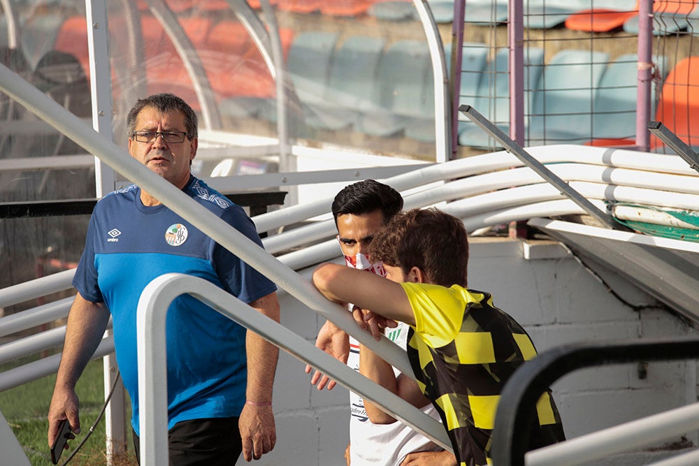 Salamanca CF UDS y CD Guijuelo retomaron su enfrentamiento, tras las suspensión del martes