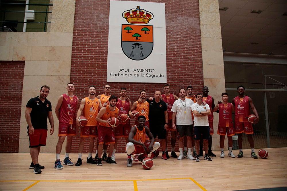 El Aquimisa ya entrena en el pabellón de Carbajosa de la Sagrada 
