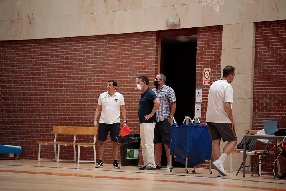 El Aquimisa ya entrena en el pabellón de Carbajosa de la Sagrada 