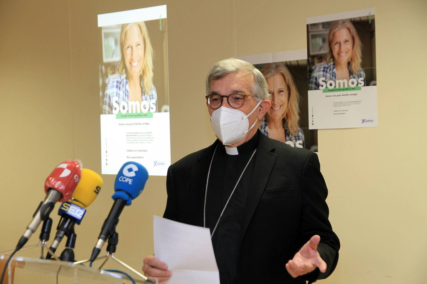 César Franco, obispo de Segovia.