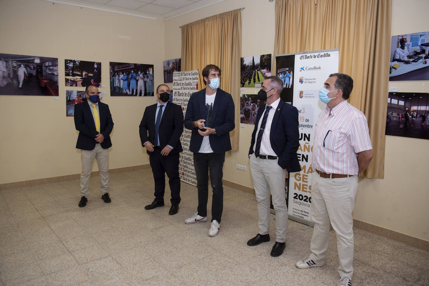 Fotos: La exposición &#039;Un año en imágenes&#039; comienza en Navas de Oro