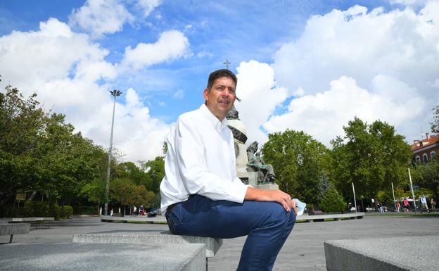 El presidente de la Coordinadora de peñas de Valladolid, Juan Antonio Bermejo.