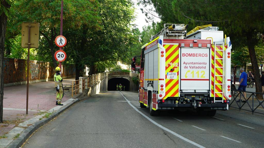 El túnel de Labradores, tras el suceso. 
