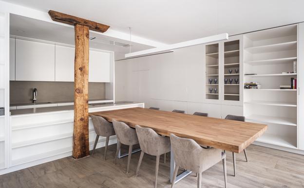 Proyecto de vivienda de reforma en la calle Gamazo, primer premio Arquitectura Castilla y León en diseño de interiores. 