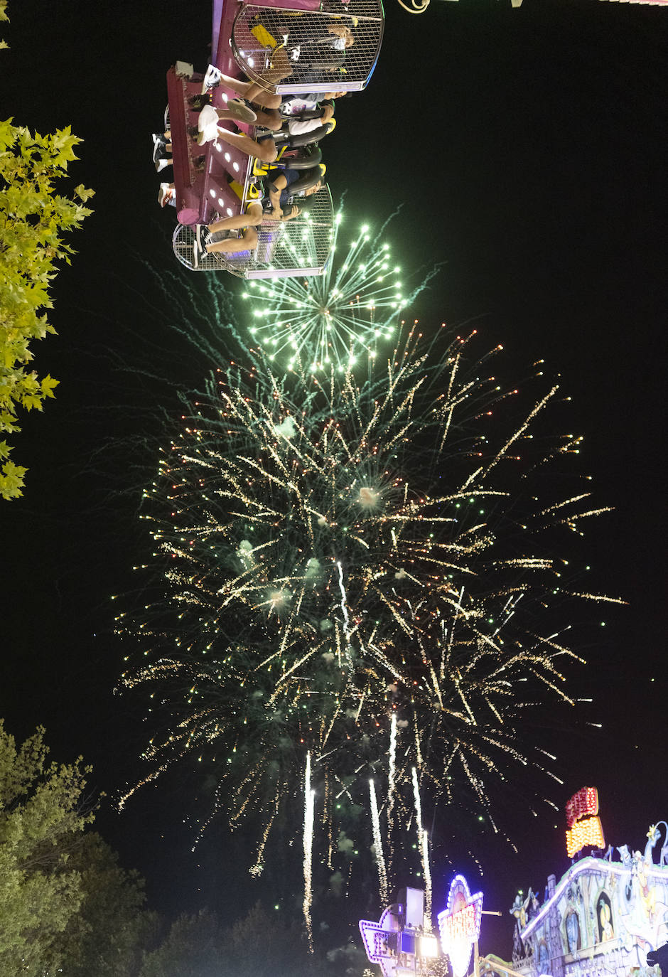 Fotos: Fuegos artificiales desde el Real de la Feria en Valladolid