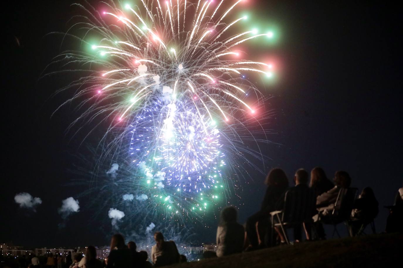 Fotos: Fuegos artificiales de las Fiestas de Valladolid del viernes 10