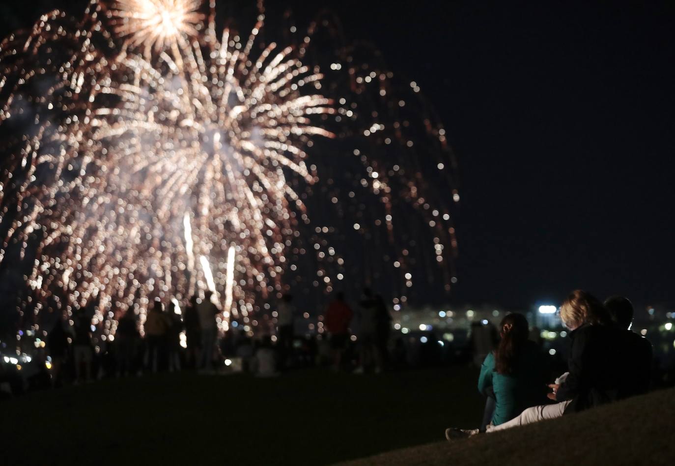 Fotos: Fuegos artificiales de las Fiestas de Valladolid del viernes 10