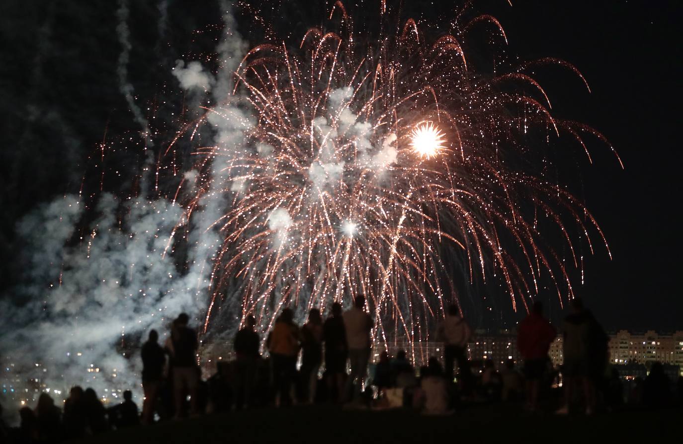 Fotos: Fuegos artificiales de las Fiestas de Valladolid del viernes 10