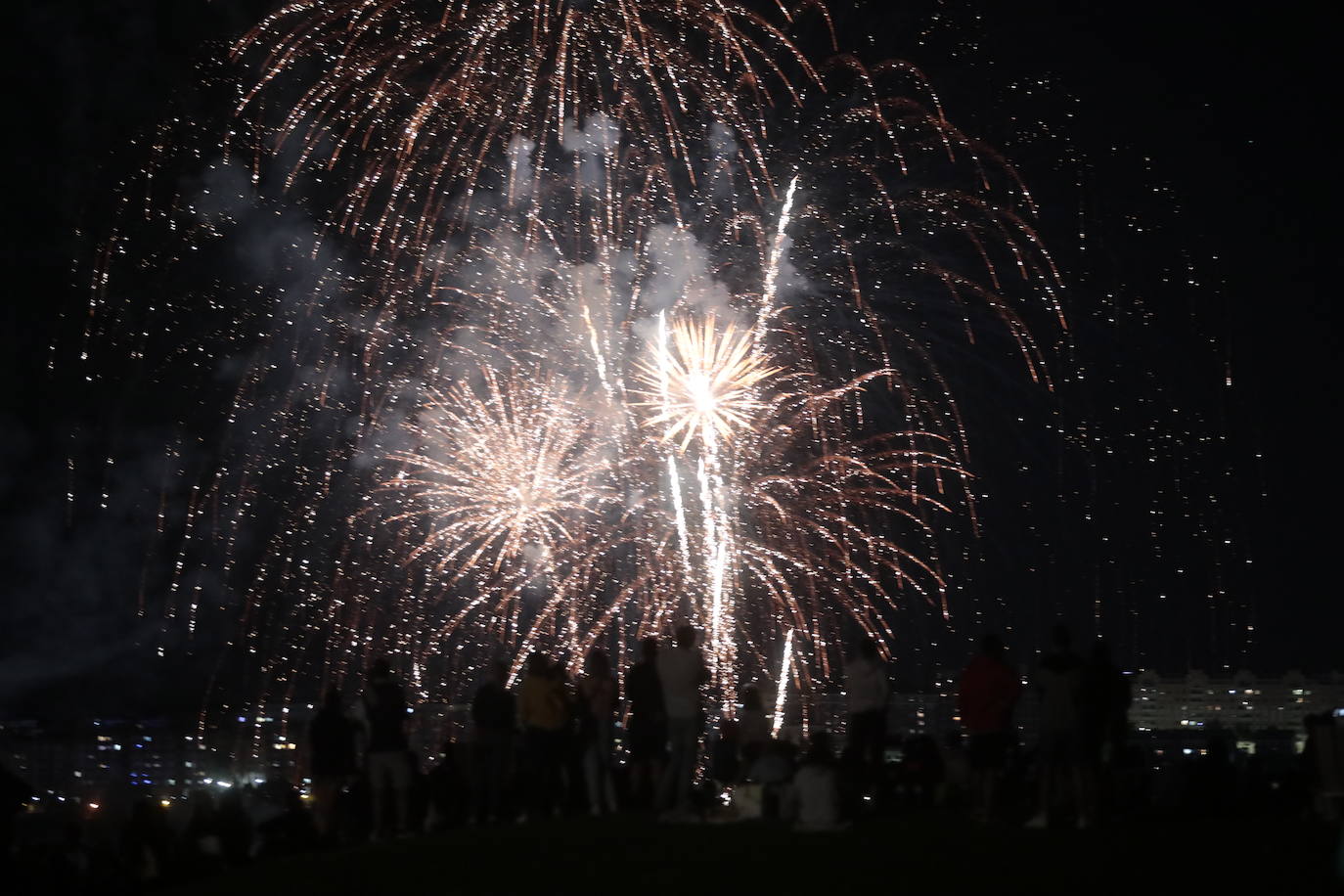 Fotos: Fuegos artificiales de las Fiestas de Valladolid del viernes 10