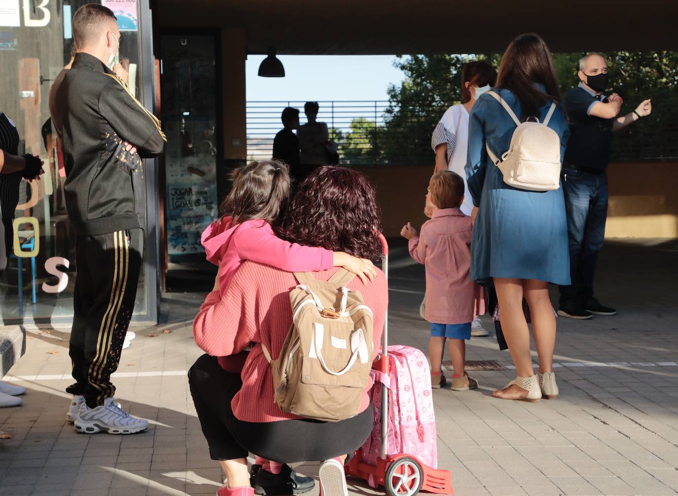 Así ha sido la vuelta al cole hoy en Valladolid. 