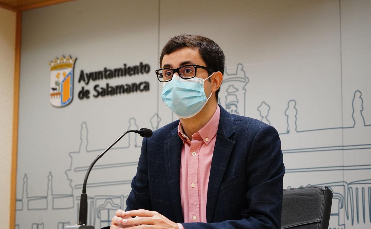 José Luis Mateos, portavoz del PSOE en el Ayuntamiento de Salamanca. 