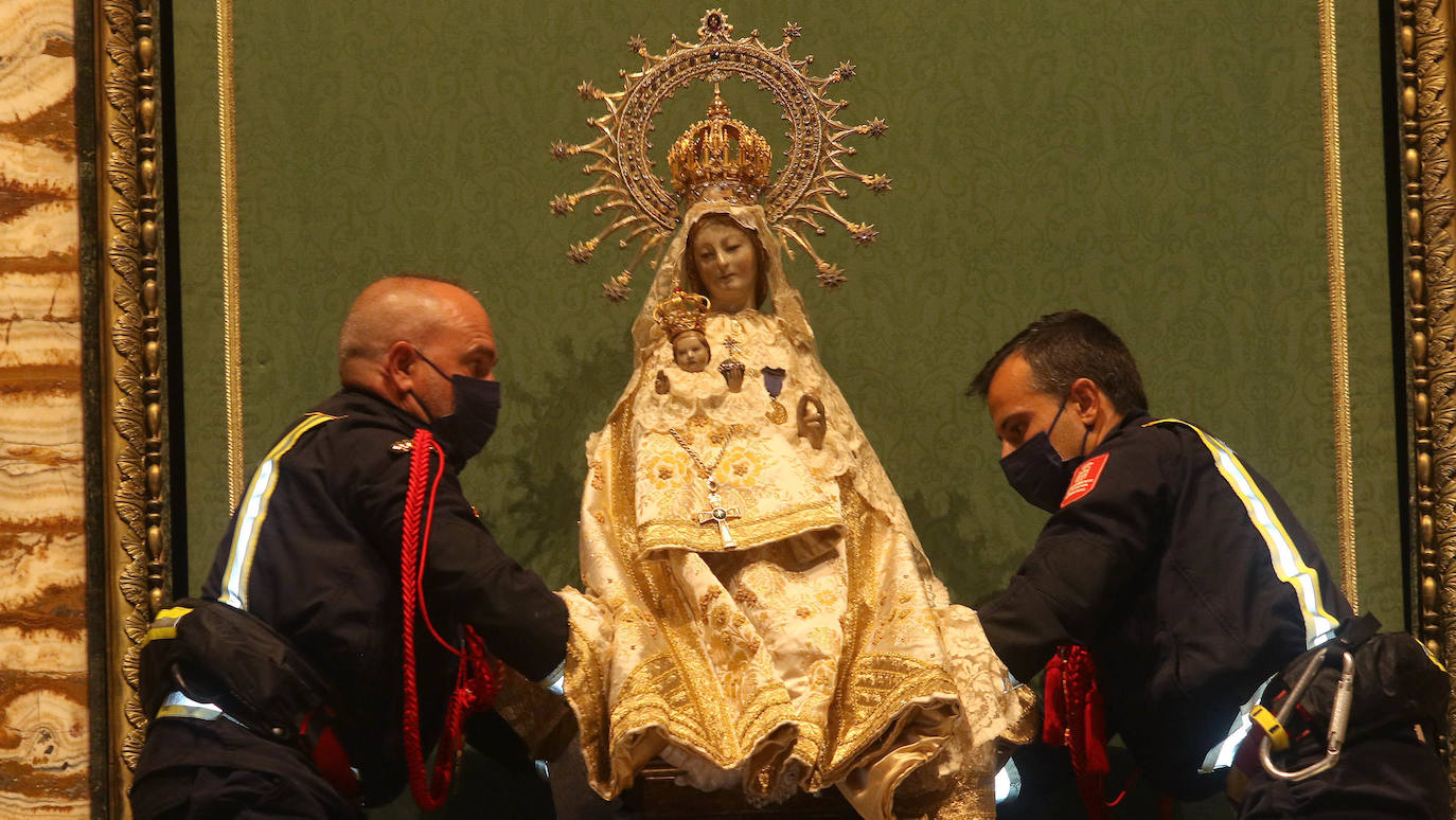 Fotos: Recibimiento a la Virgen de la Fuencisla