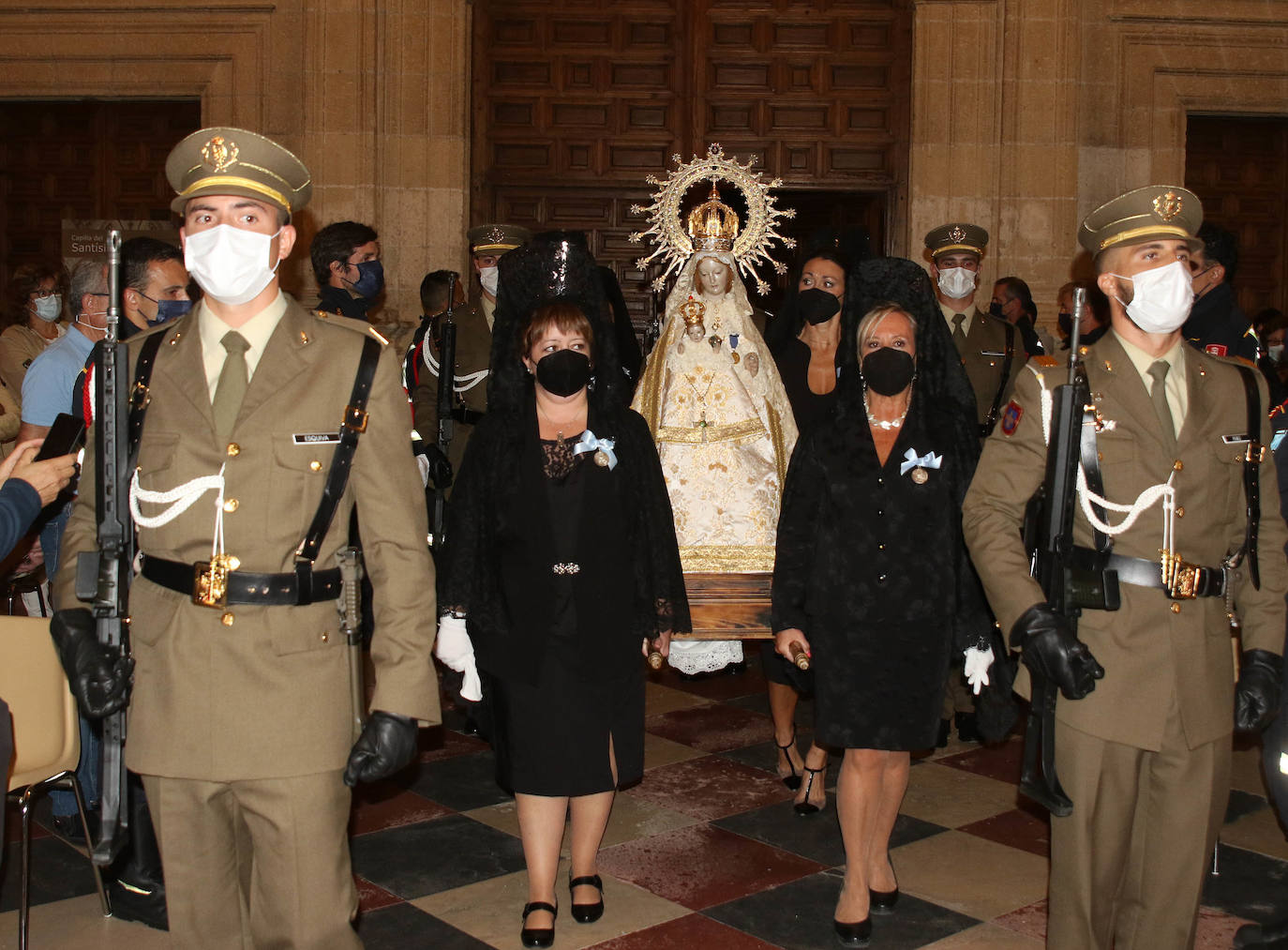 Fotos: Recibimiento a la Virgen de la Fuencisla