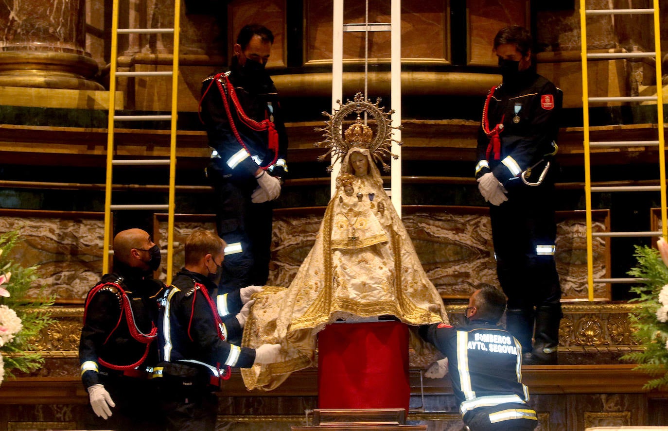 Fotos: Recibimiento a la Virgen de la Fuencisla