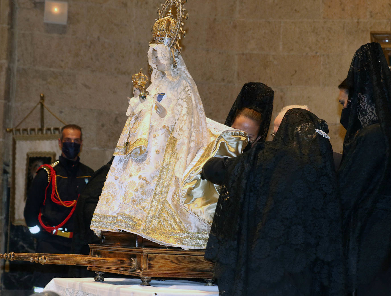 Fotos: Recibimiento a la Virgen de la Fuencisla
