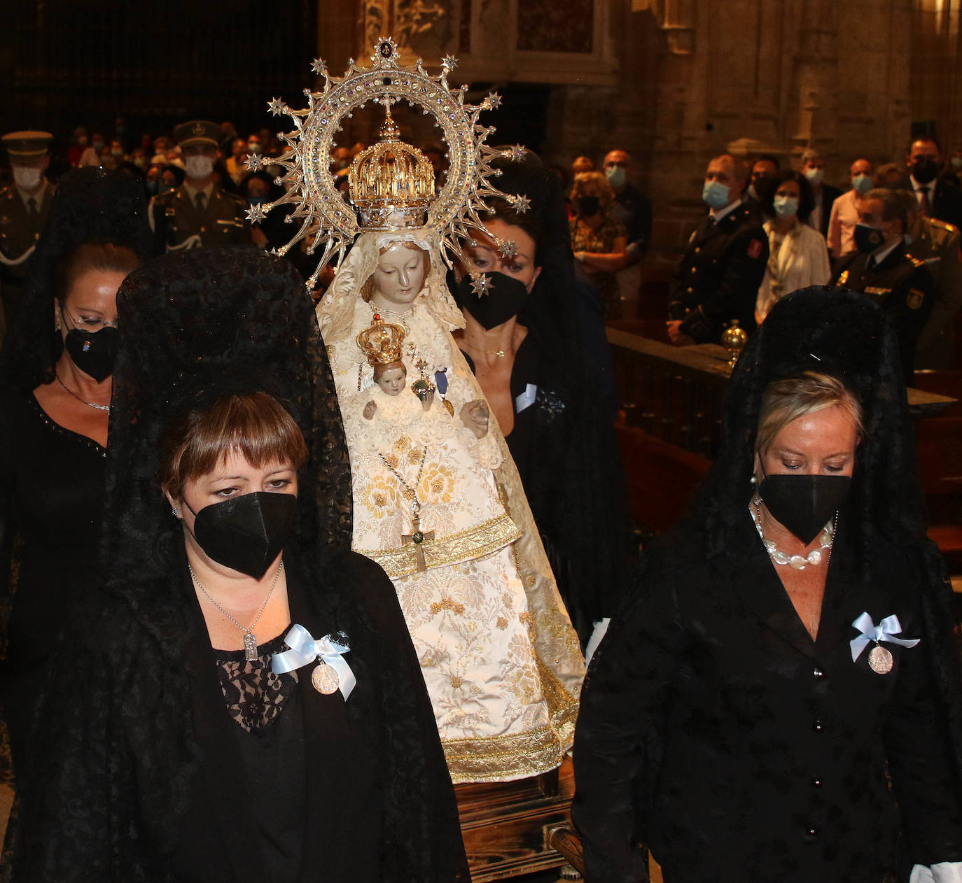 Fotos: Recibimiento a la Virgen de la Fuencisla