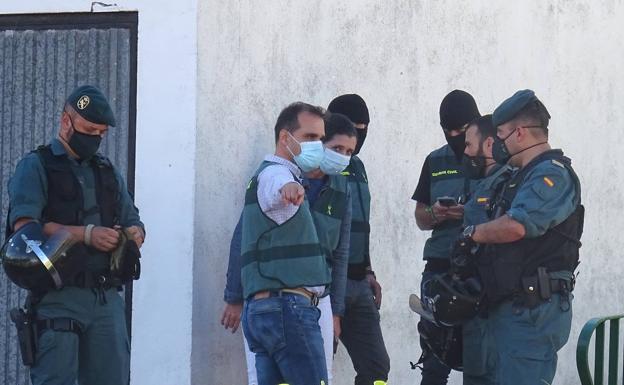 Preparación del dispositivo de la Guardia Civil. 