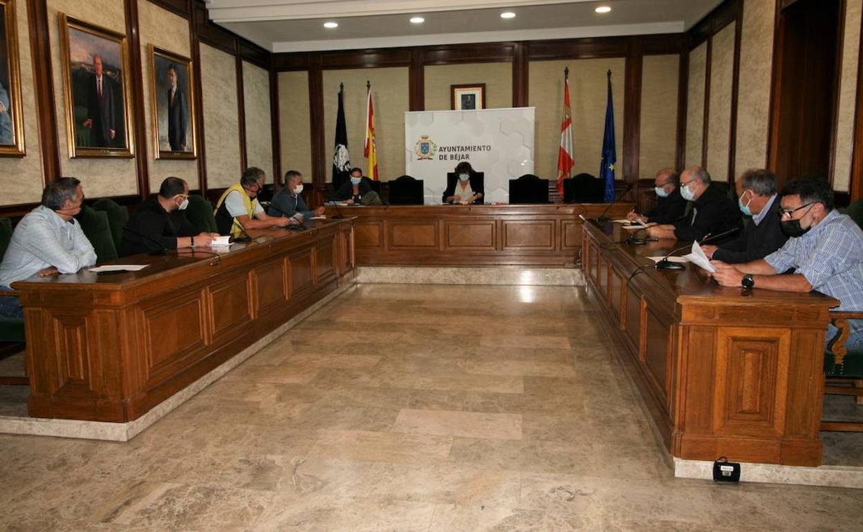 Encuentro de los grupos de desarrollo local y Ayuntamiento de Béjar. 